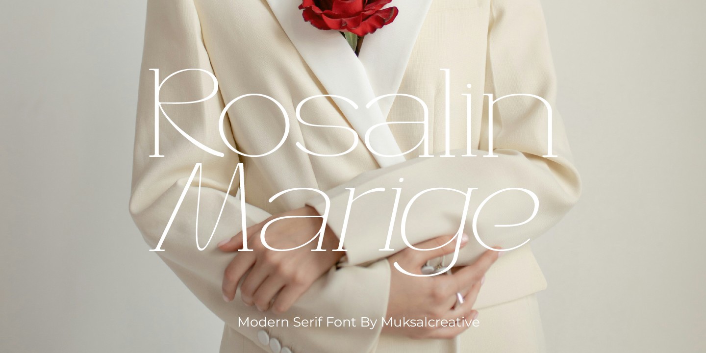 Font Rosalin Marige