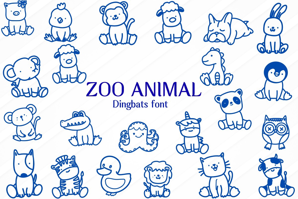 Font Zoo Animal