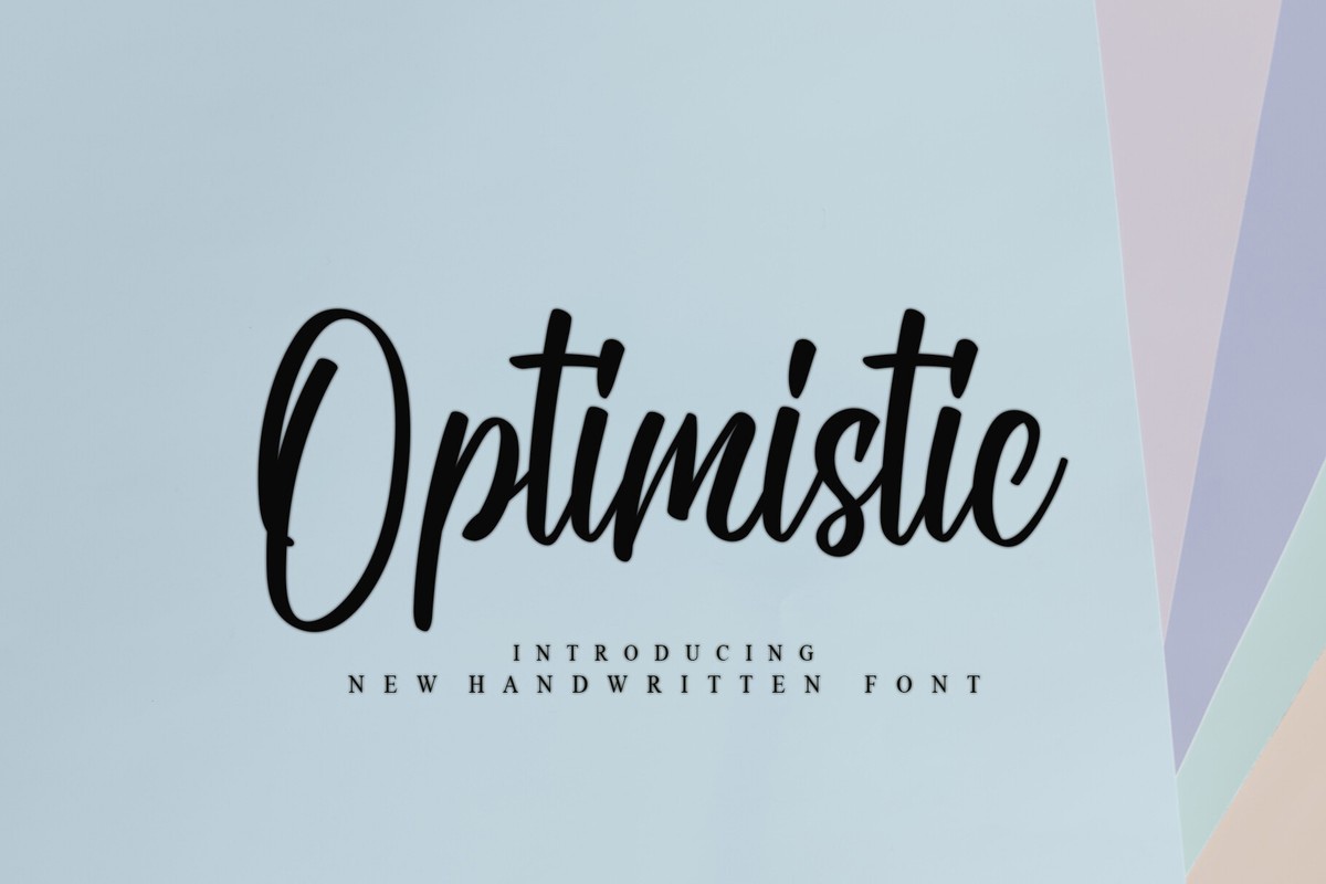 Font Optimistic