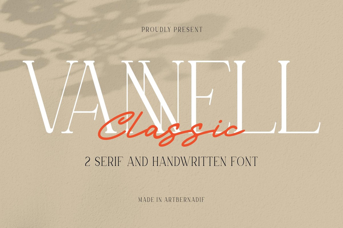 Font Vannell Classic