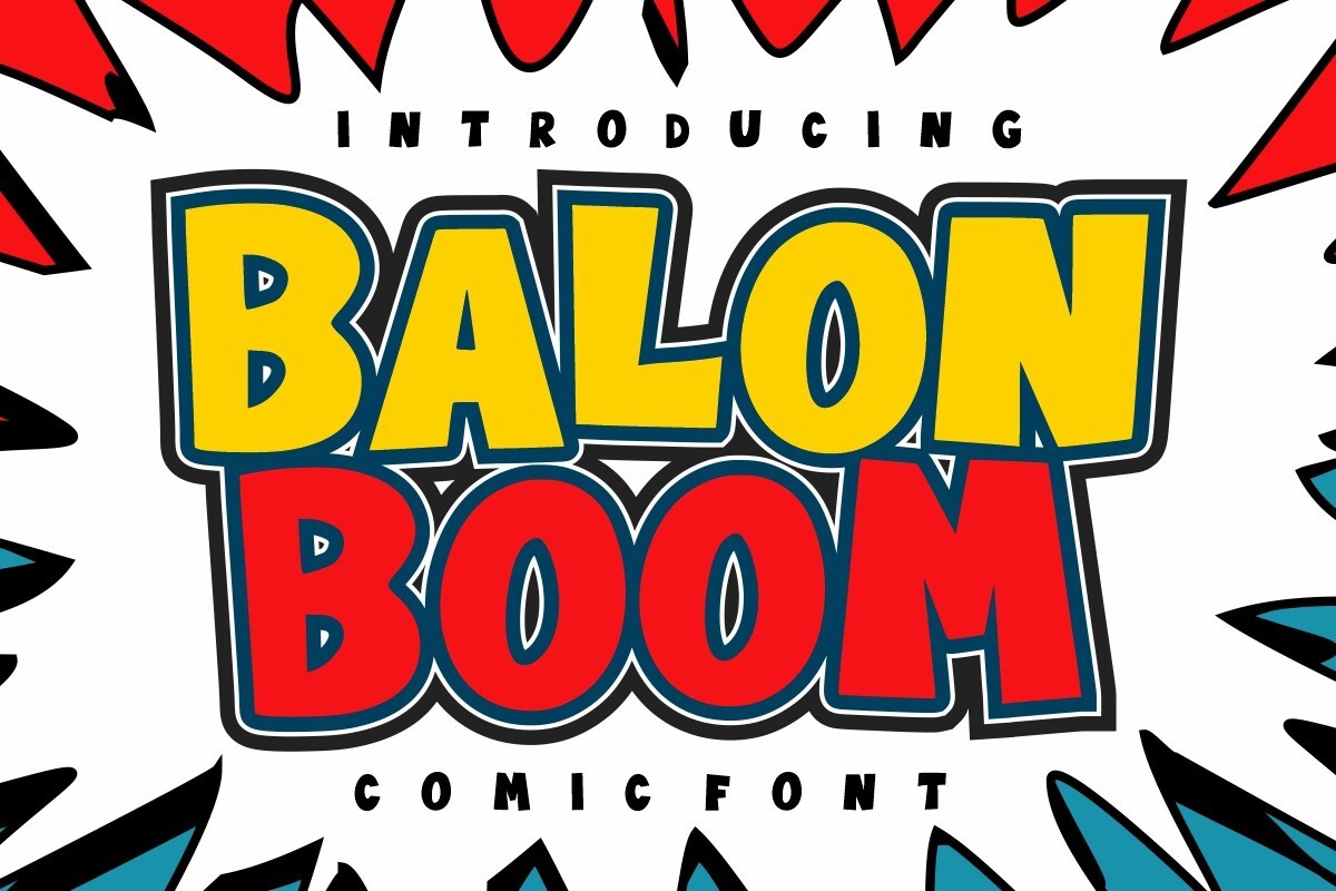 Font Balon Boom