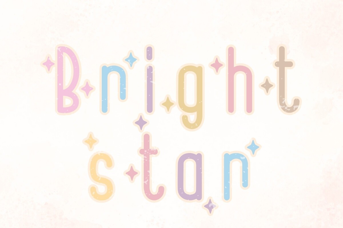 Font Bright Star