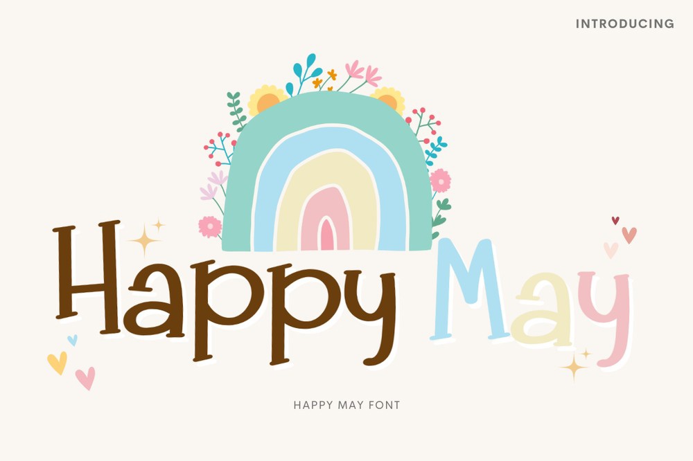 Font Happy May