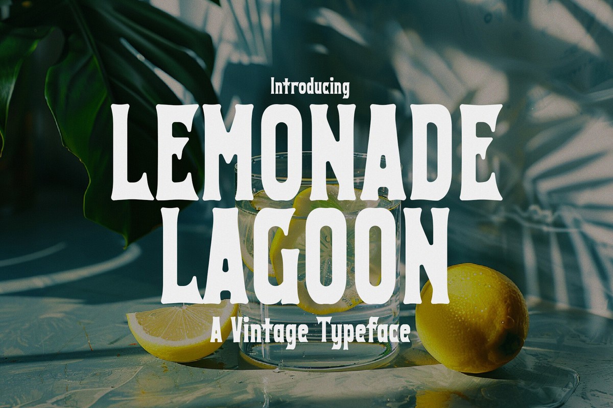 Font Lemonade Lagoon