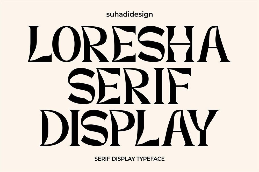 Font Loresha Serif Display