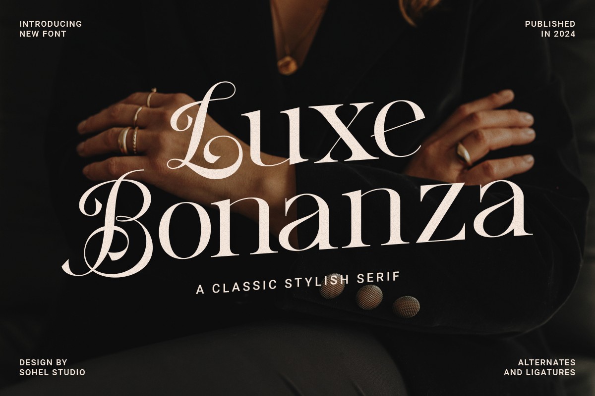 Font Luxe Bonanza