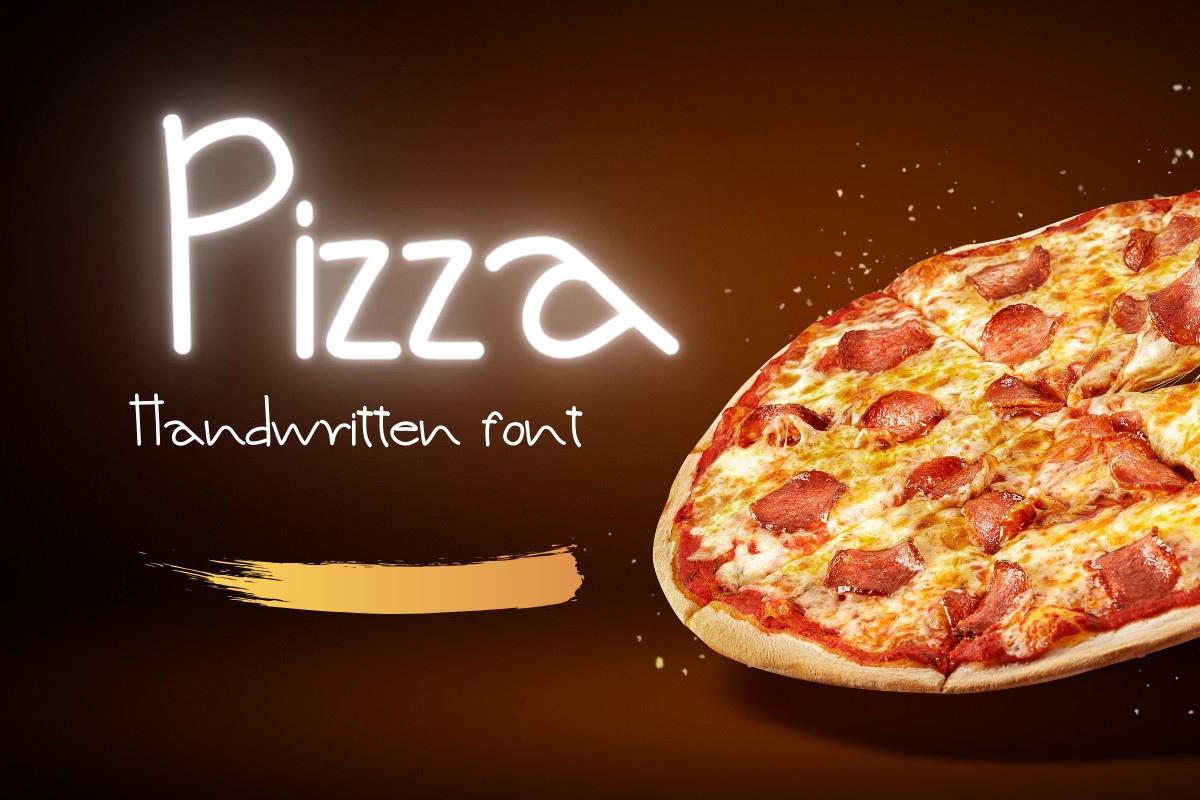 Font Pizza: download and install on the WEB site