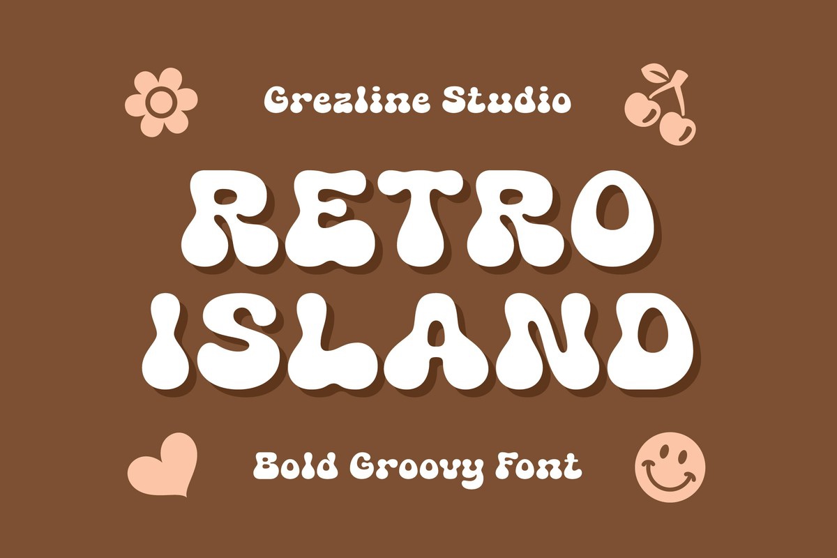 Font Retro Island