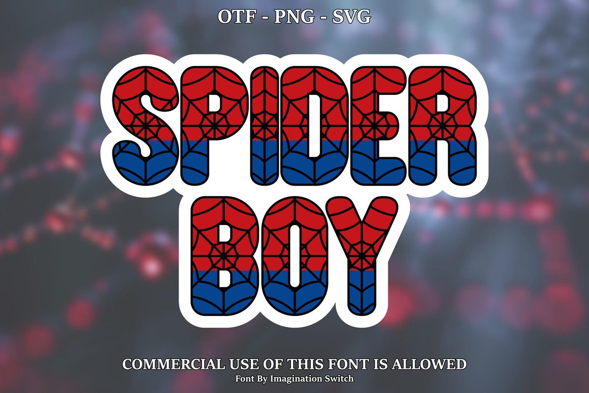 Font Spider Boy