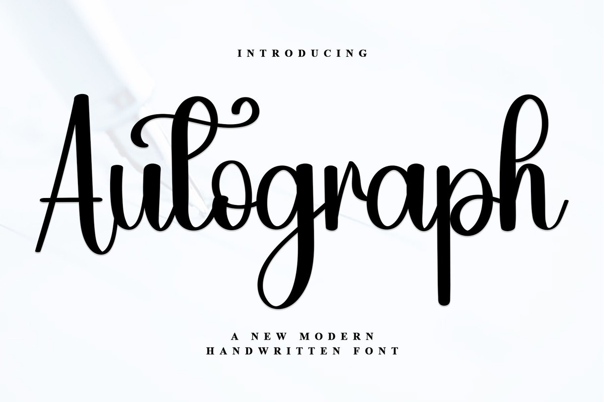 Font Autograph