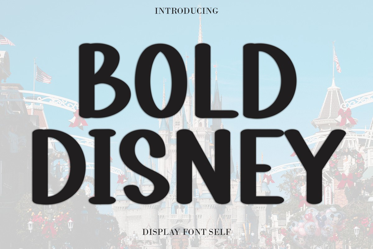 Font Bold Disney