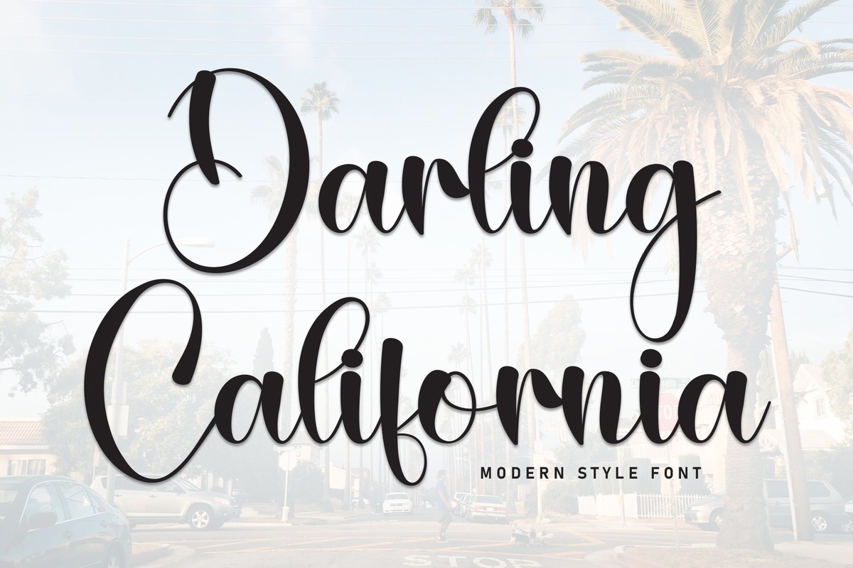 Font Darling California