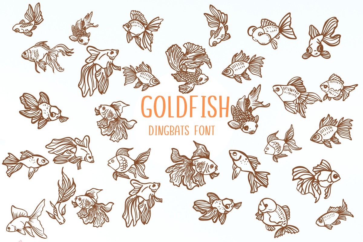 Font Gold Fish