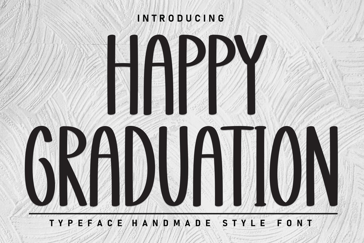 Font Happy Graduation