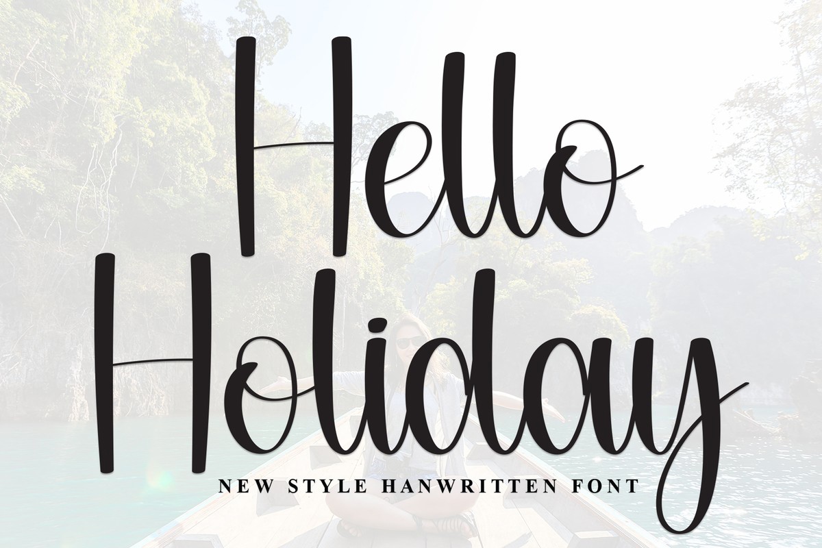 Font Hello Holiday