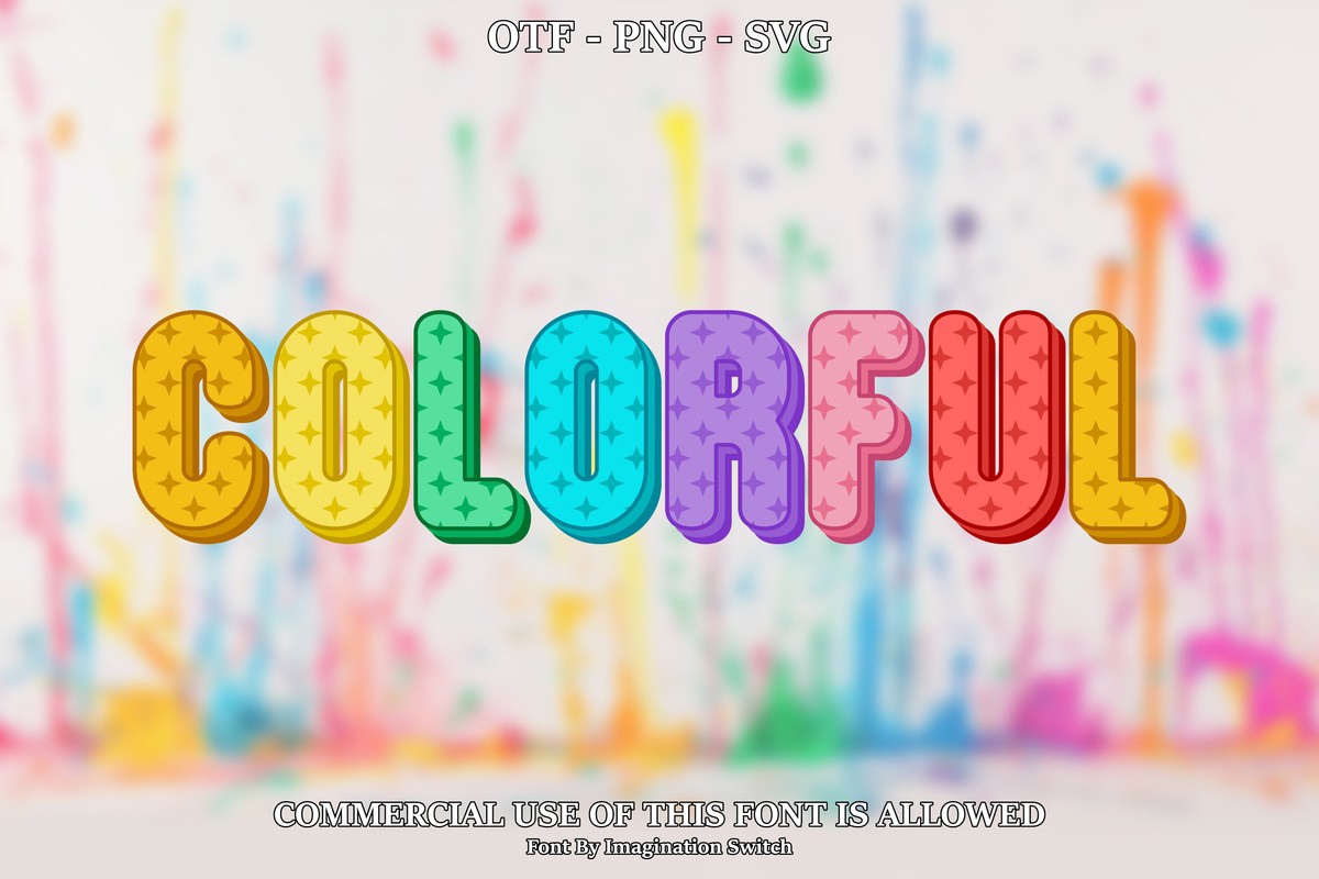 Font Colorful