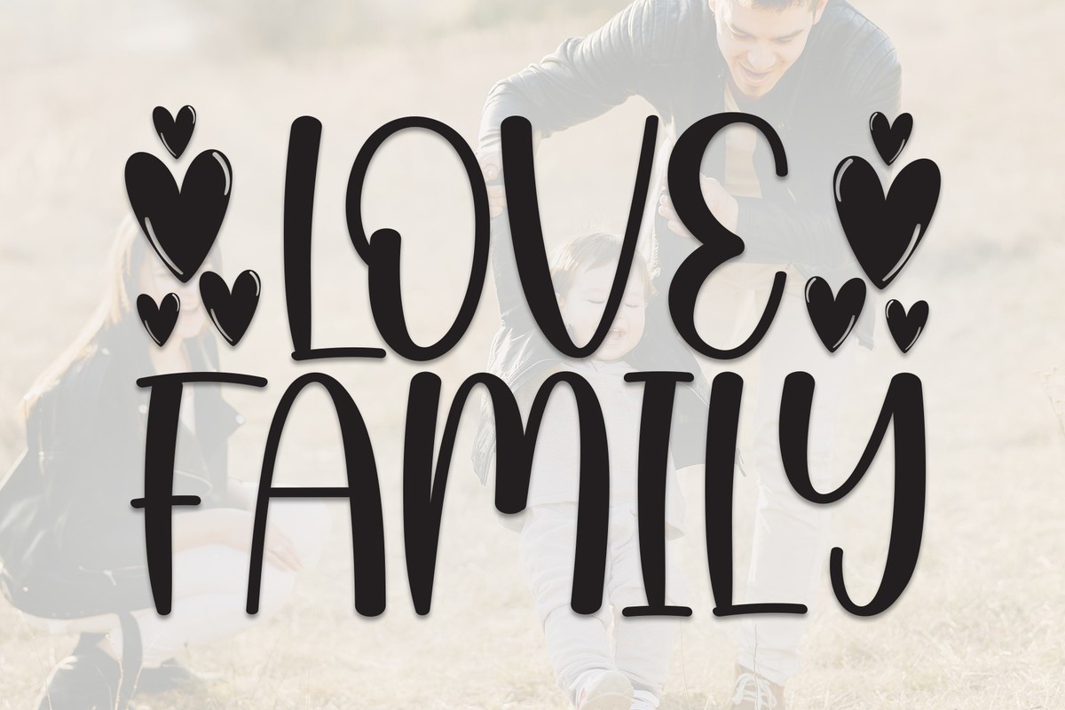 Font Love Family