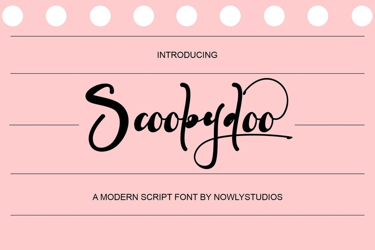 Font Scoobydoo