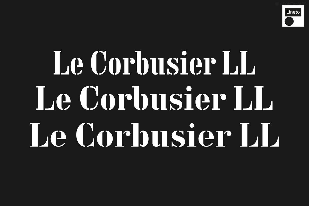 Font Le Corbusier LL