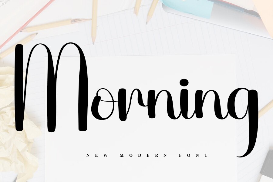 Font Morning