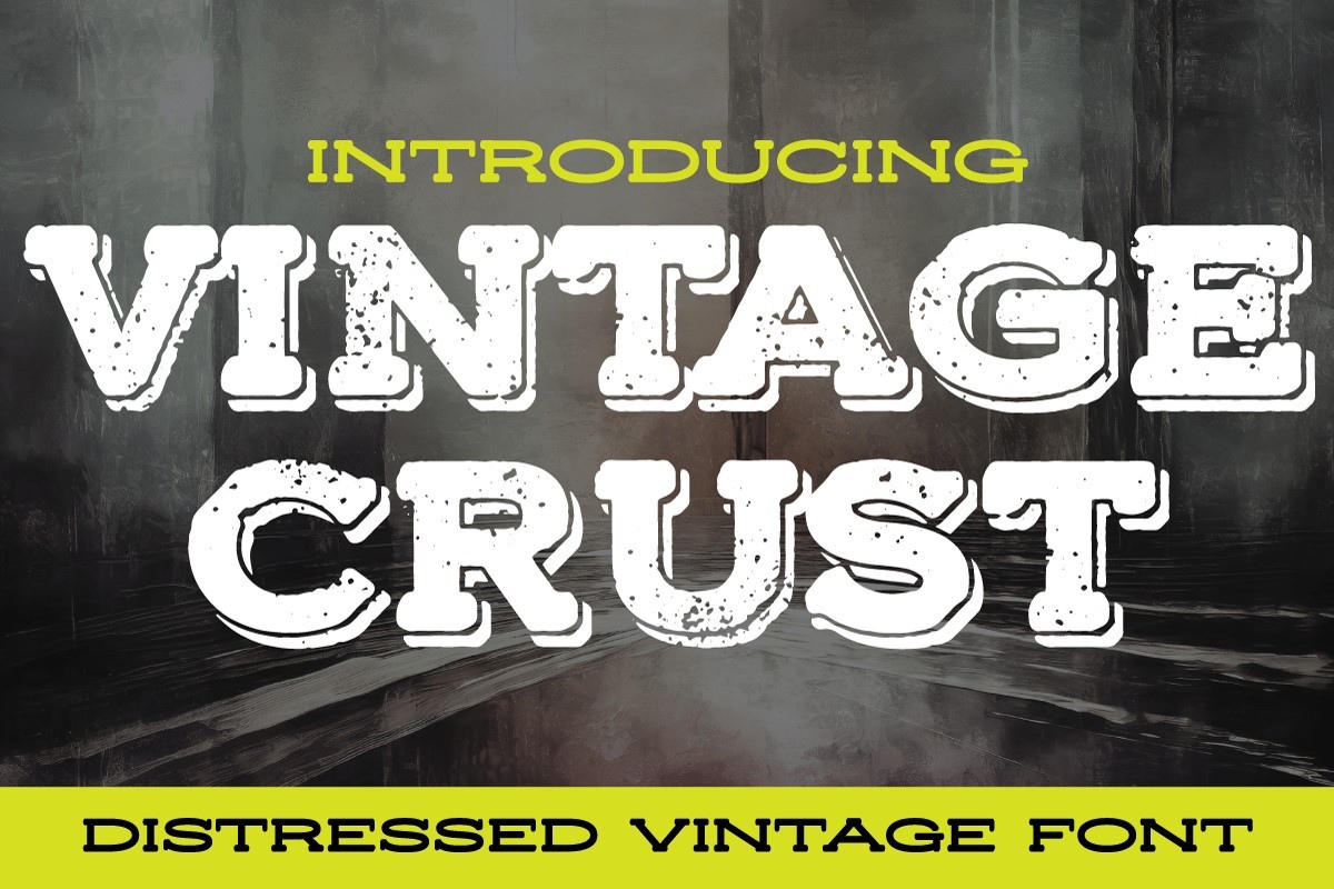 Font Vintage Crust