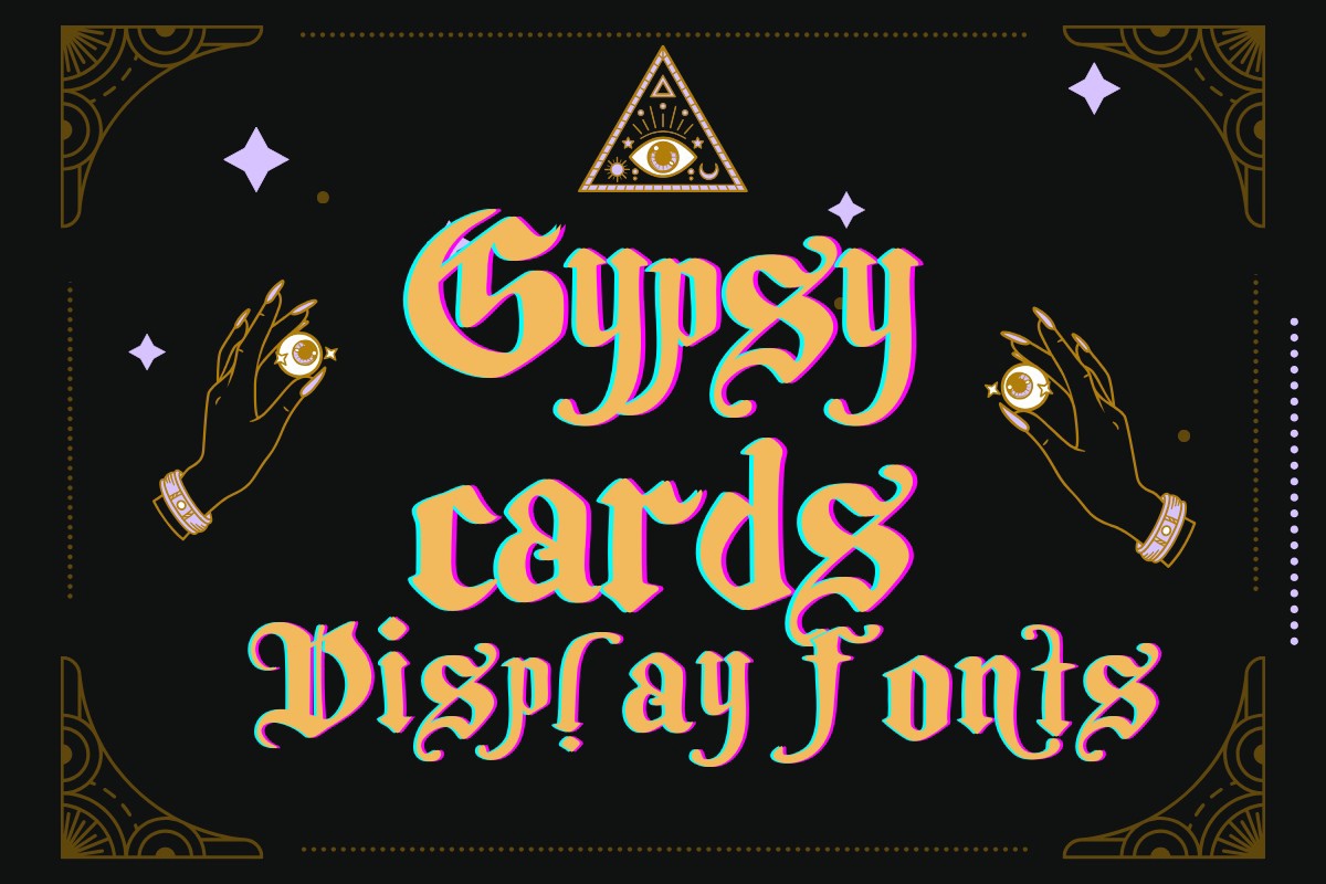 Font Gypsy Cards