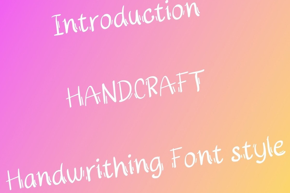 Font Handcraft