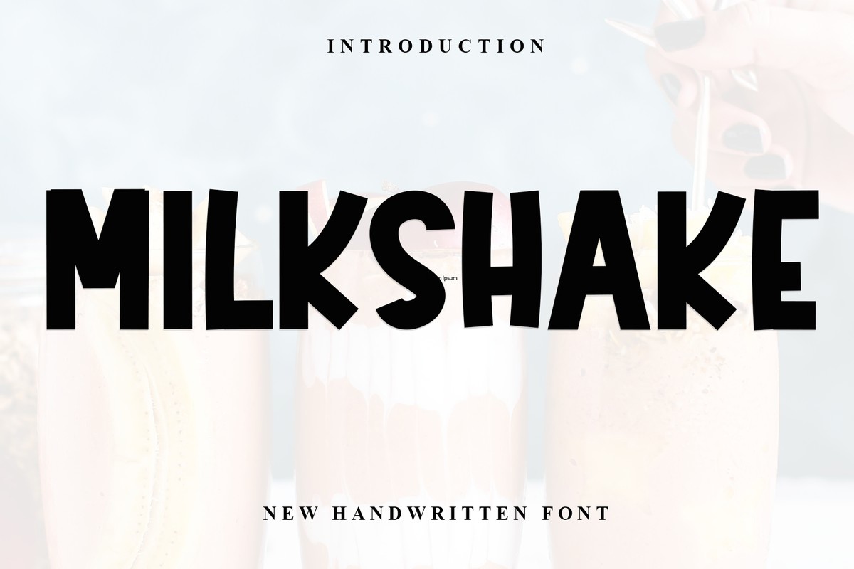 Font Milkshake