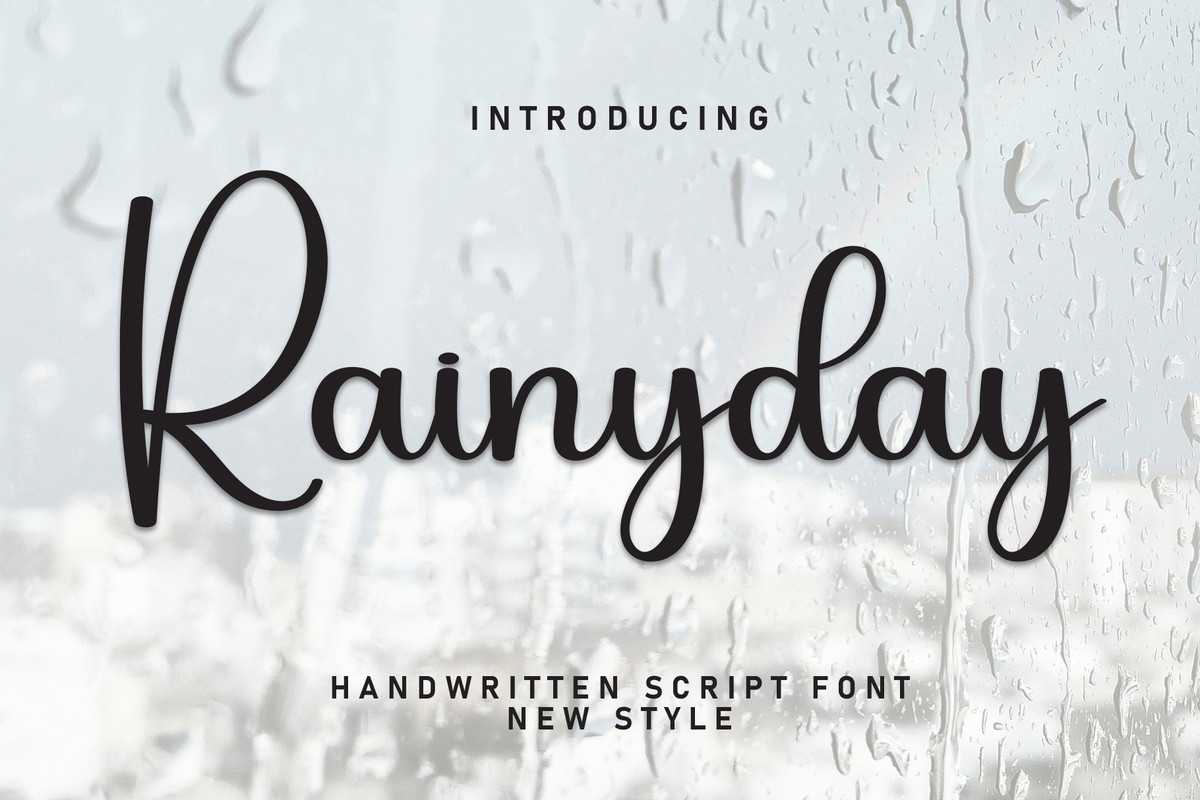 Font Rainyday