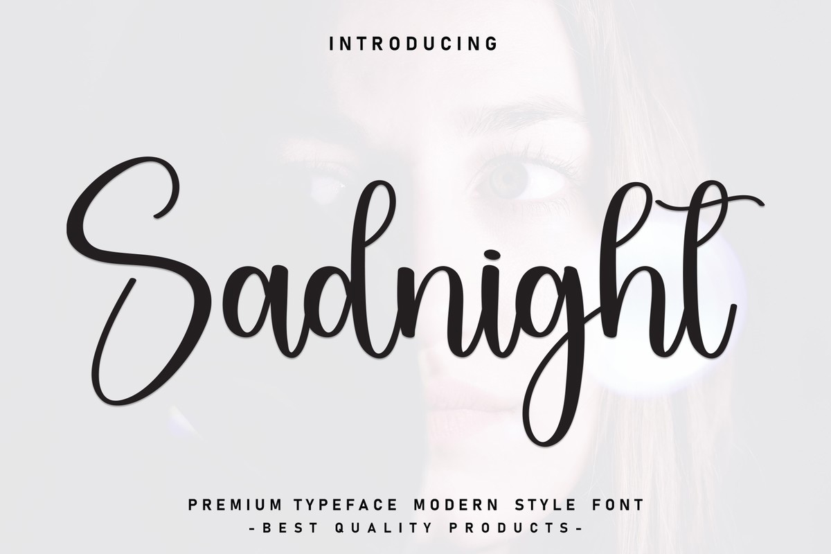 Font Sadnight