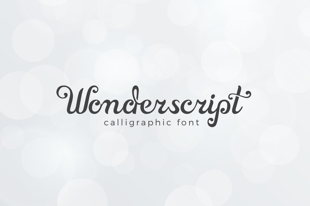 Font Wonderscript