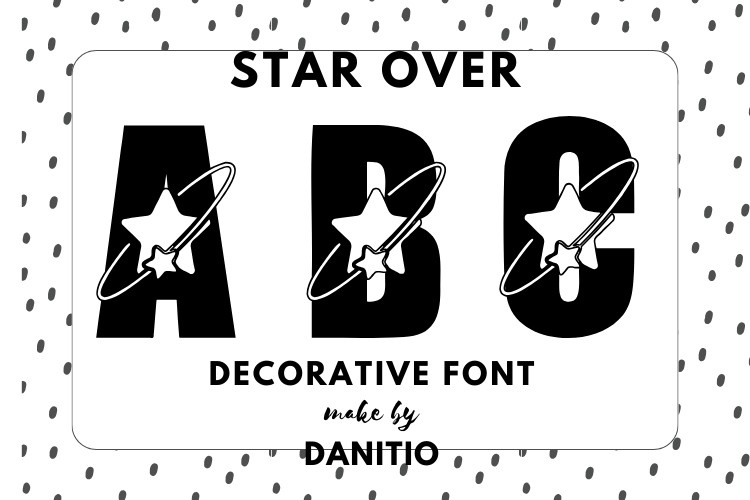 Font Star over