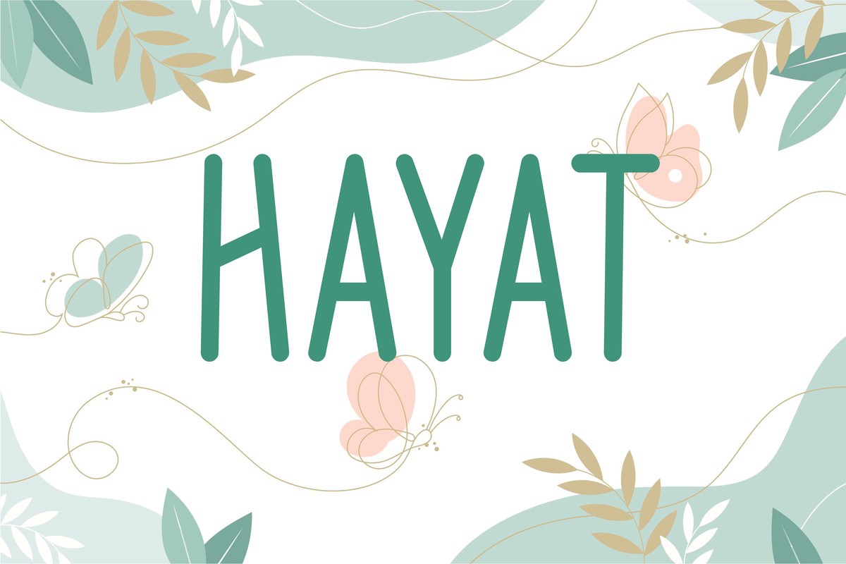 Font Hayat