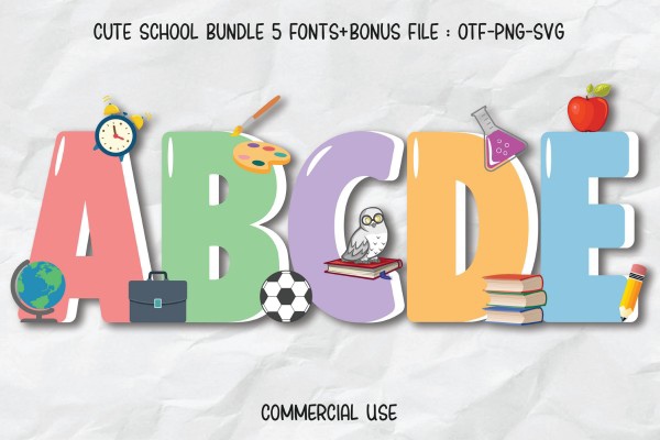 Font Cute School