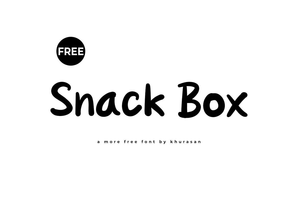 Font Snack Box