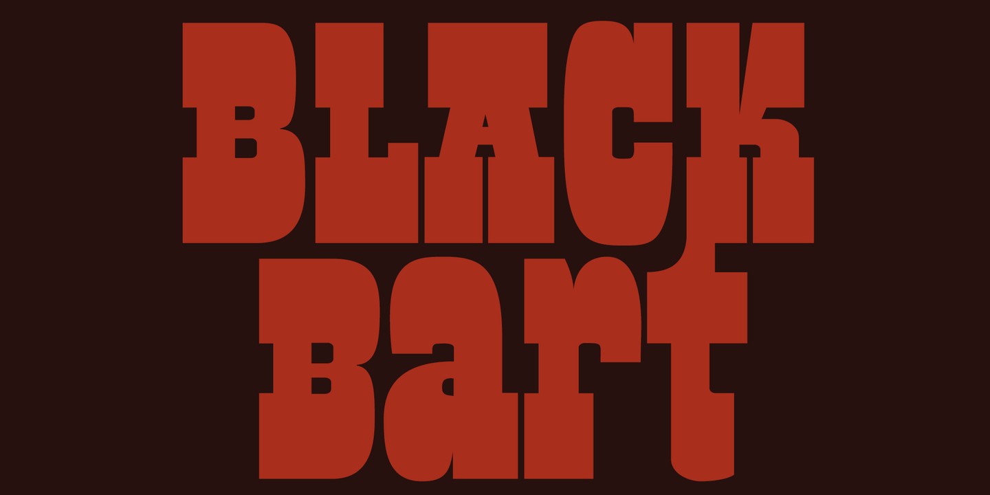 Font Black Bart