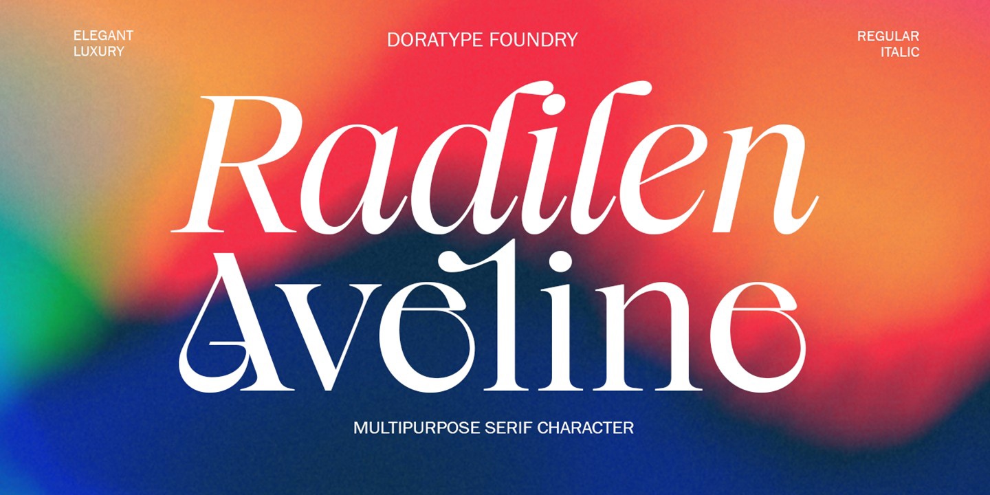 Font Radilen Aveline