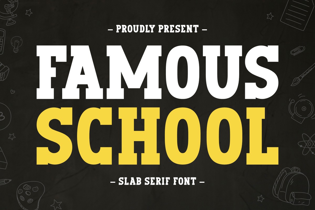 Font Famous School