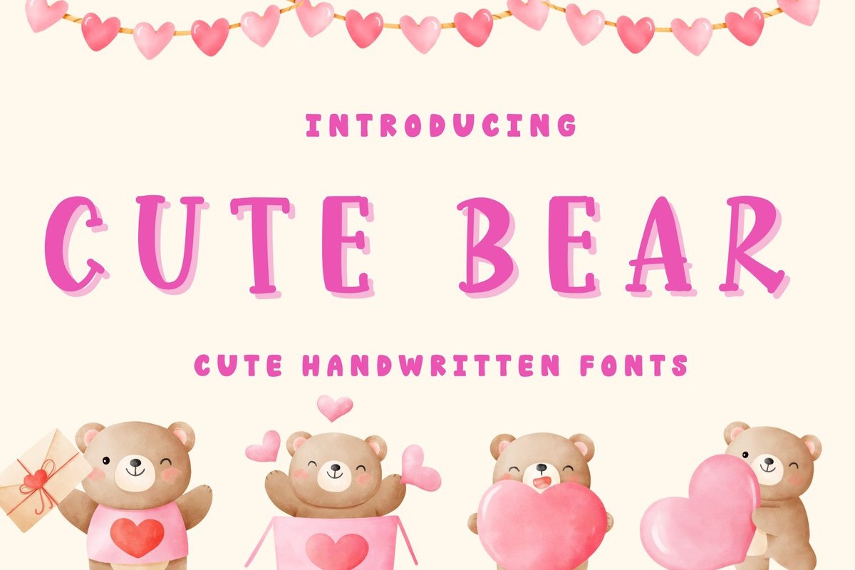 Font Cute Bear