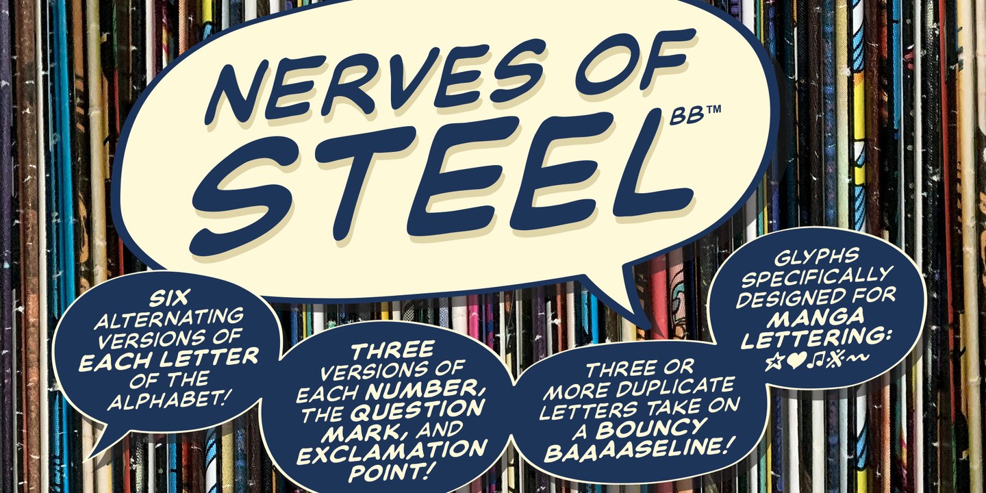 Font Nerves of Steel BB