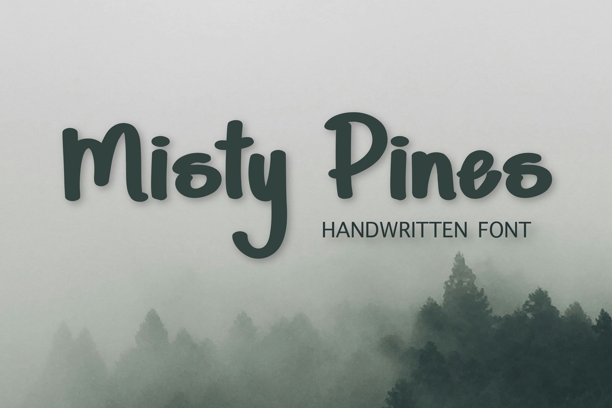 Font Misty Pines