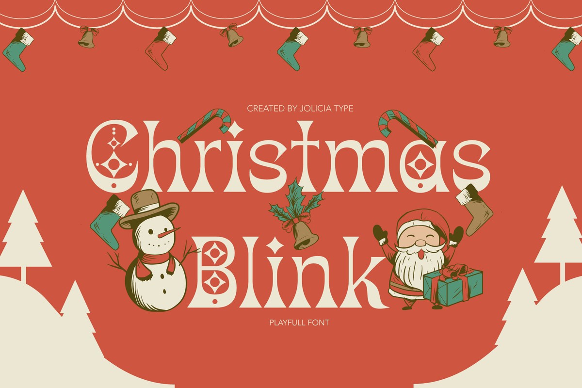 Font Christmas Blink