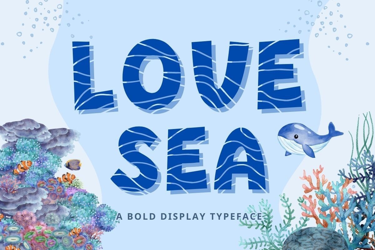 Font Love Sea