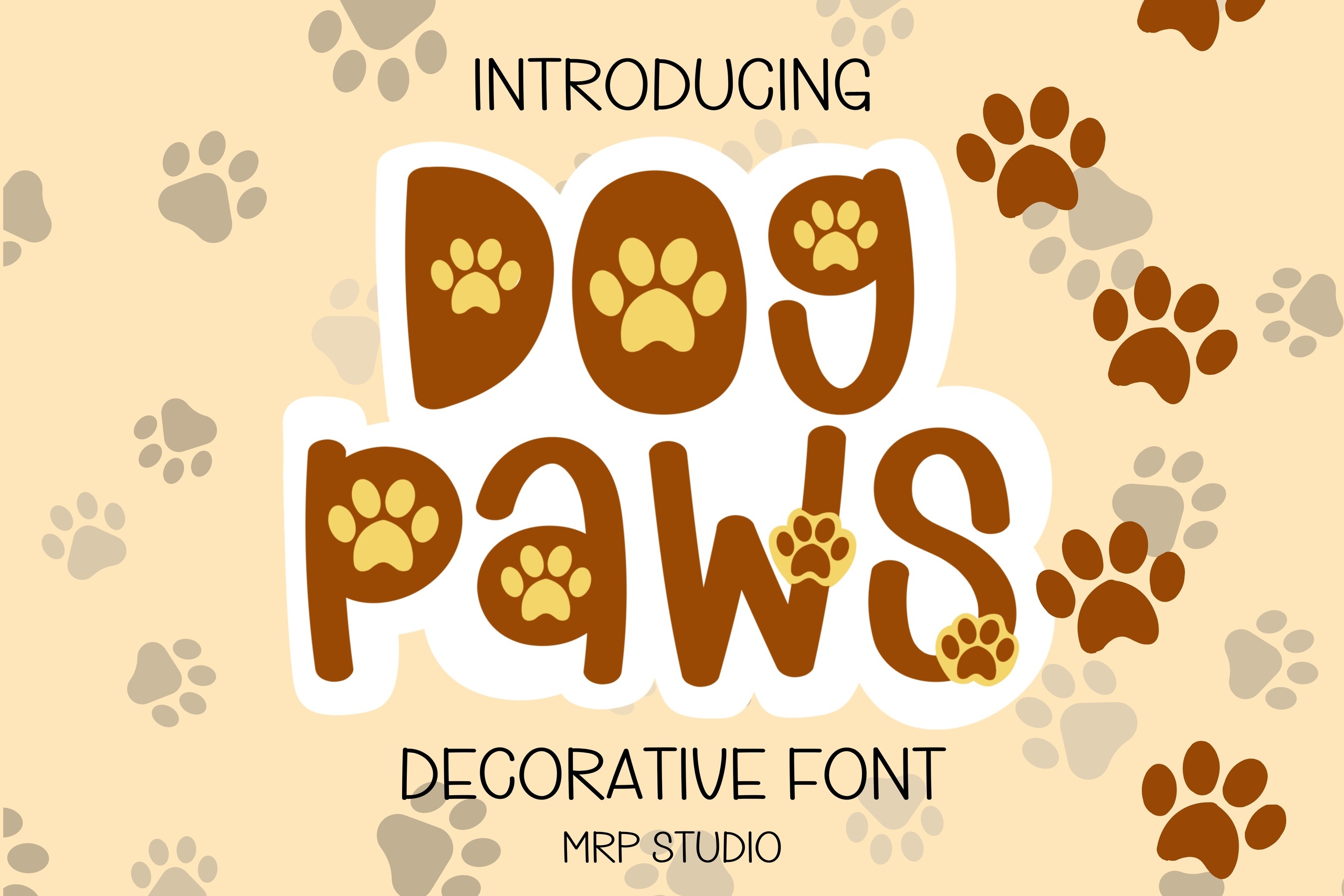 Font Dog Paws