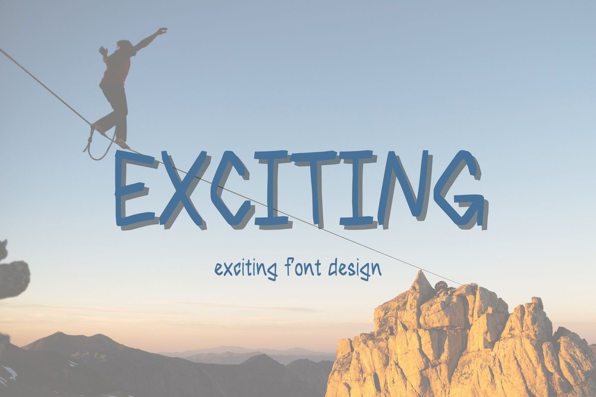 Font Exciting