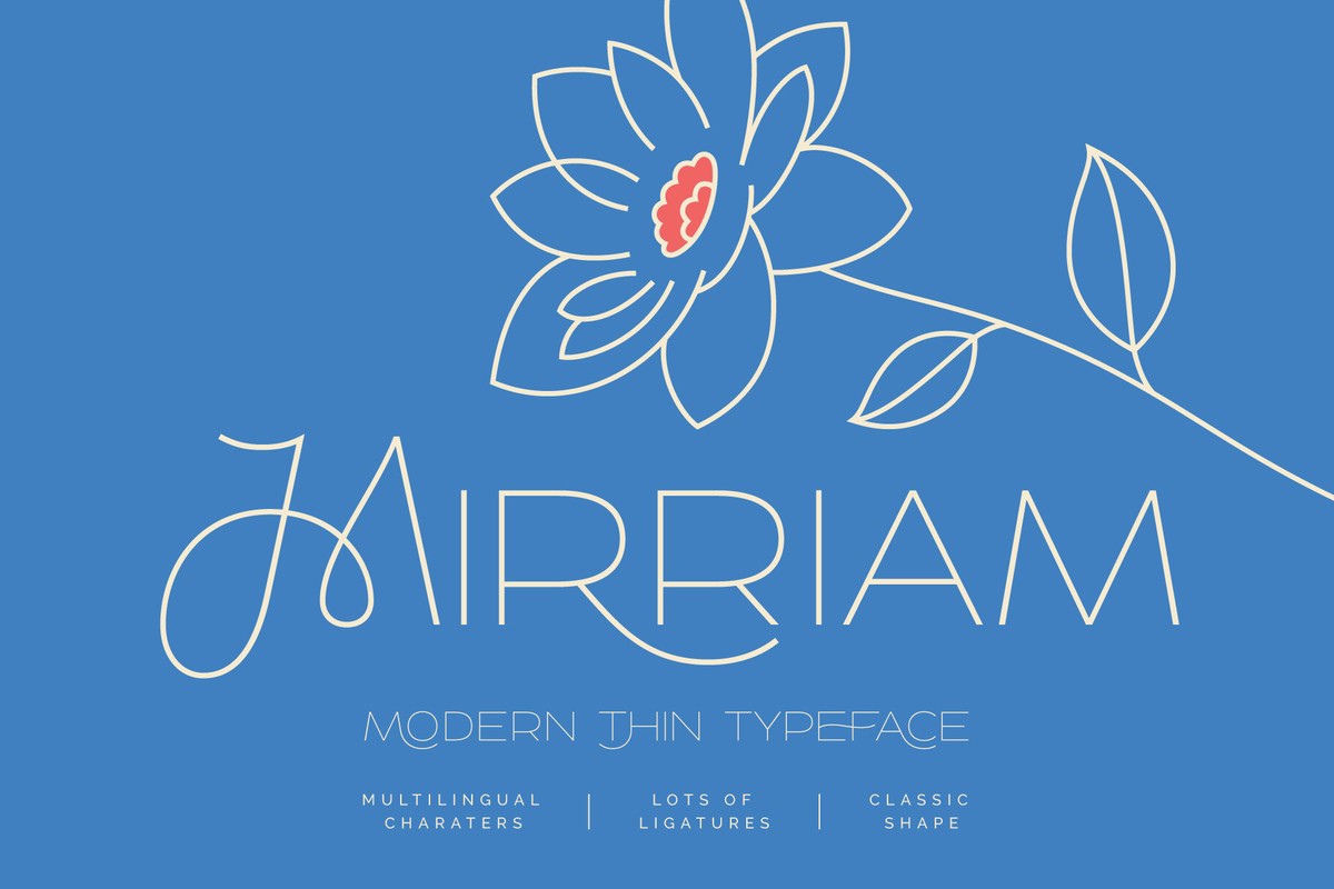 Font Mirriam