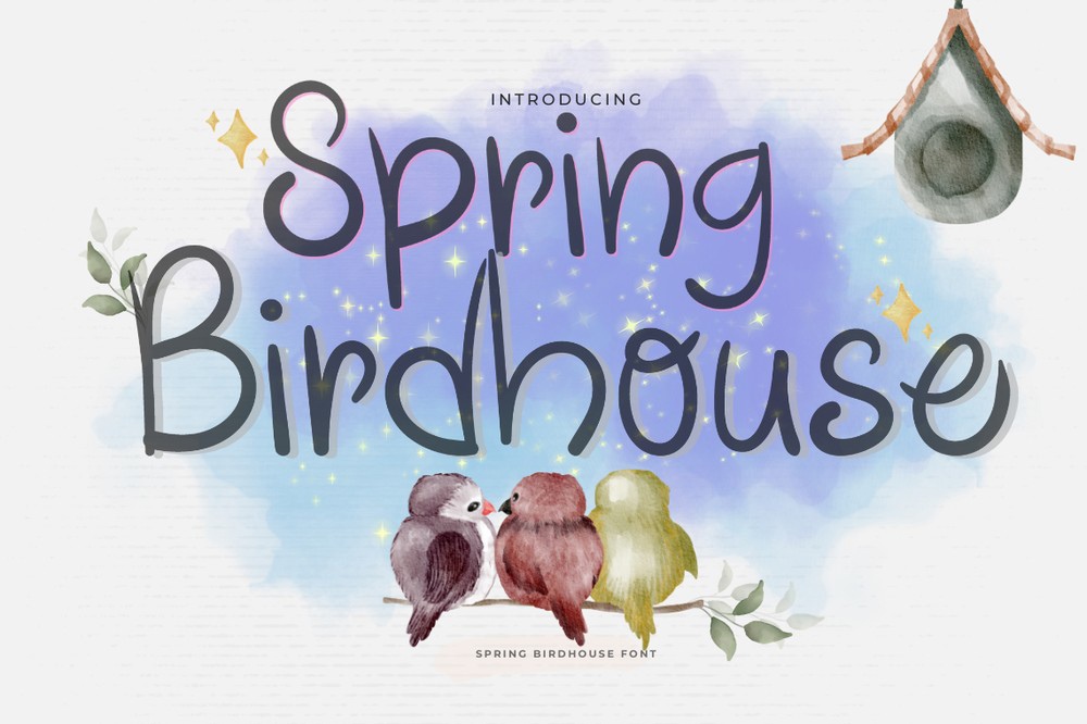 Font Spring Birdhouse