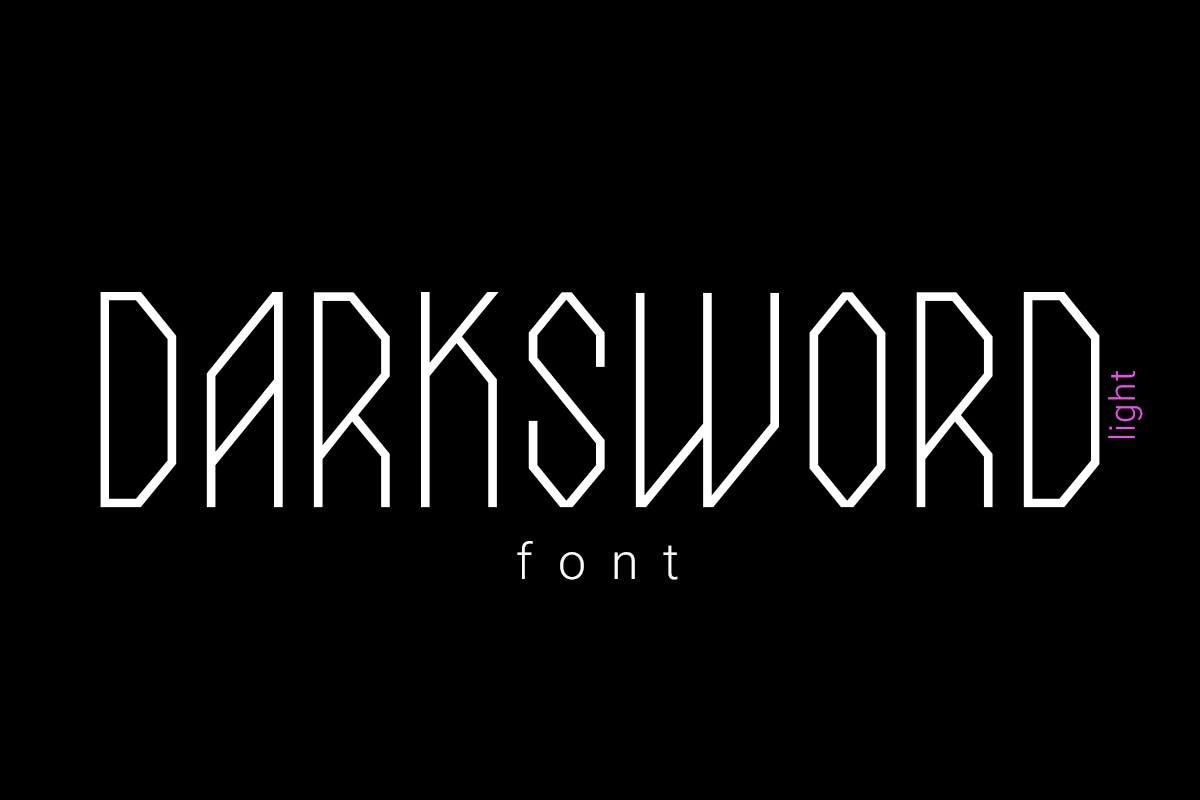 Font DarkSword Light