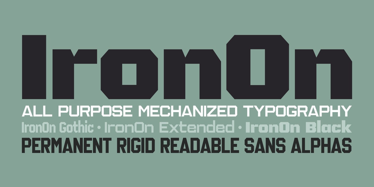 Font IronOn