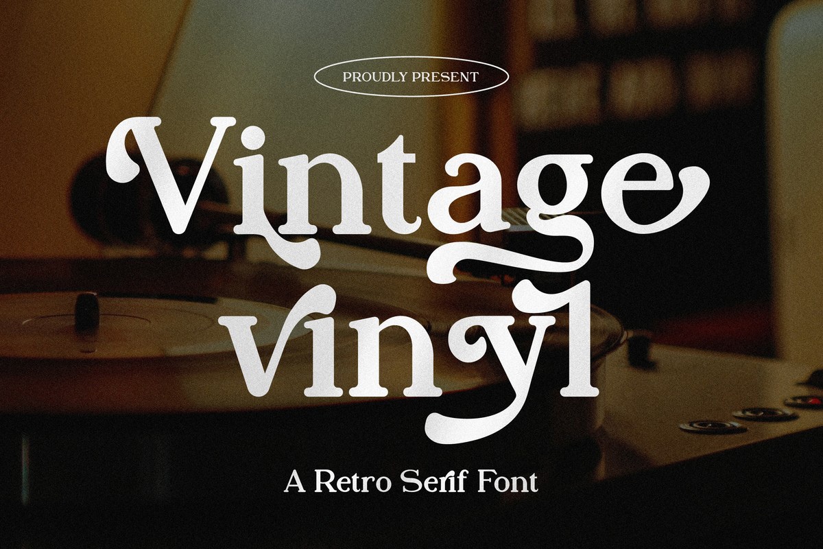 Font Vintage Vinyl